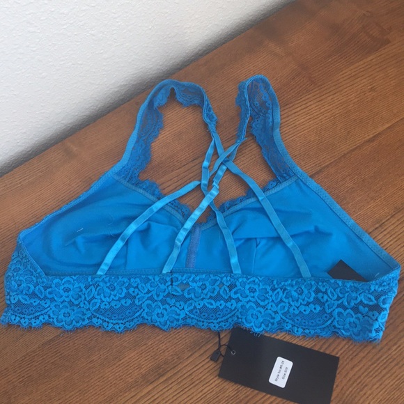 L&B Flower lace detail bralette strappy back - Picture 6 of 7